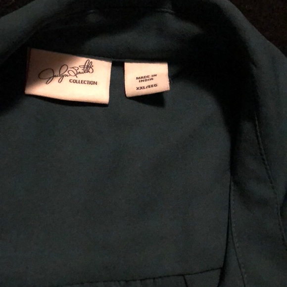 Winter green blouse - Picture 2 of 3